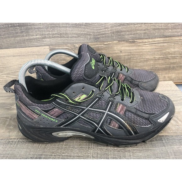 ASICS GEL-Venture 5 Green/Black Men’s Running Shoes Size 8 T5N3N (A661016FY) - Picture 1 of 7